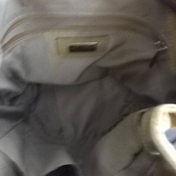 The Trend Tan Genuine Leather Woven Basketweave Drawstring Bucket Bag - Picture 7 of 8